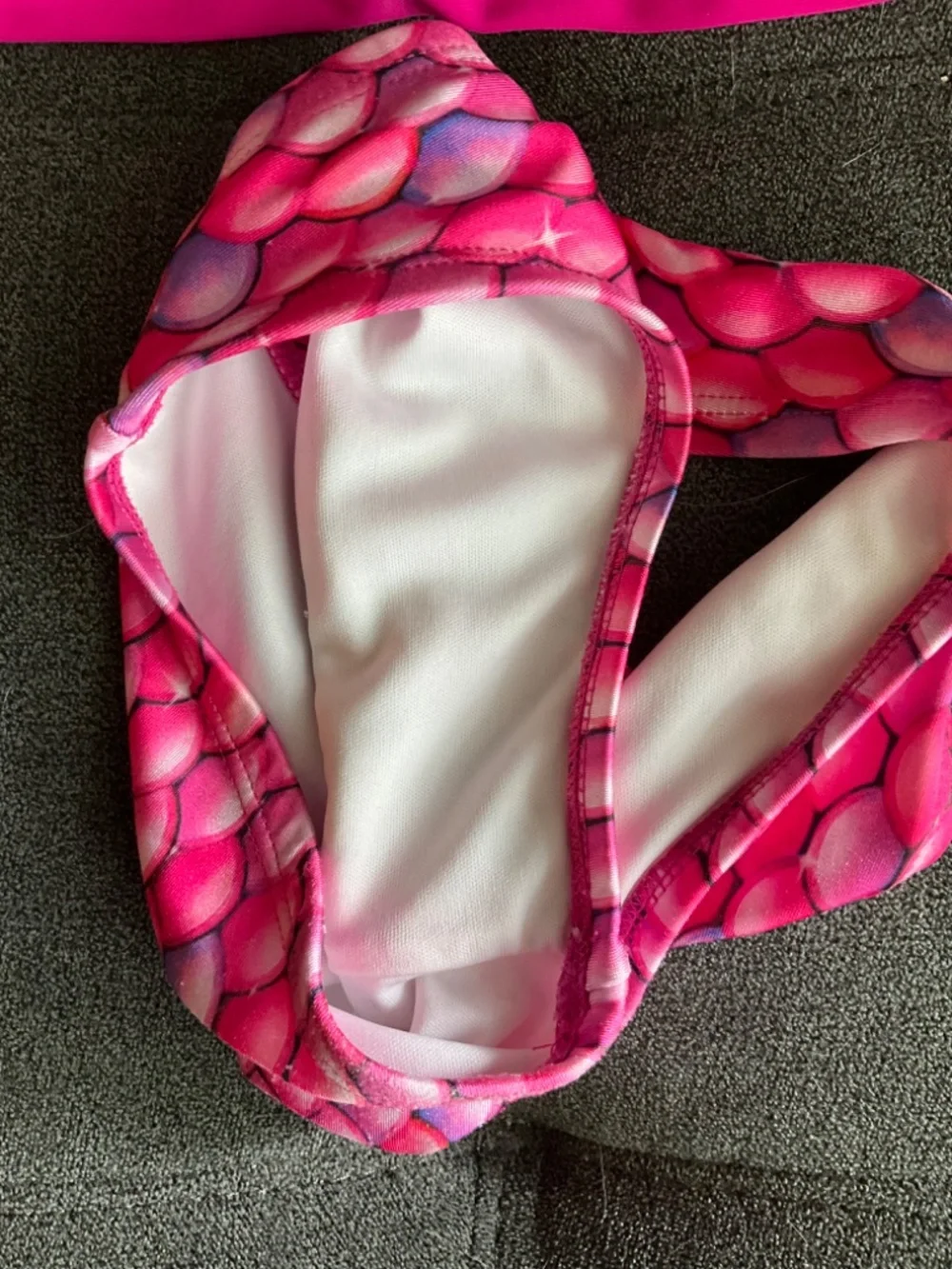 EUC Fin Fun Malibu Pink Bandeau Bikini Set Size Small